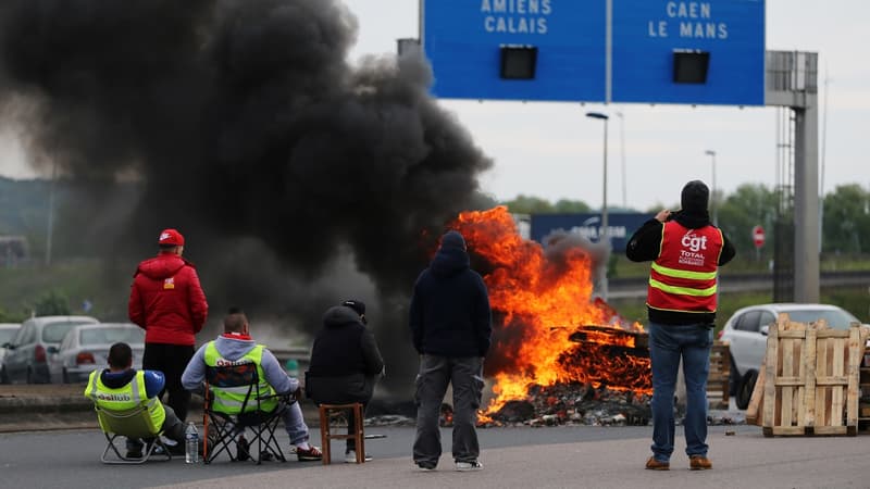 Les routiers continuent leur mouvement de grève (photo d'illustration).