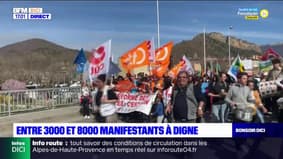 Grève du 23 mars: entre 3000 et 8000 manifestants à Digne-les-Bains