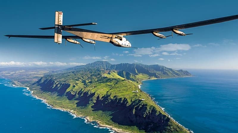 Solar Impulse 2 en vol, le 3 mars dernier.