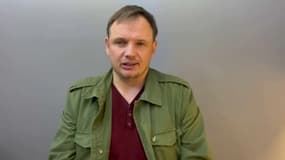 Kirill Stremousov dans sa vidéo incendiaire contre Sergueï Shoigu le 6 octobre 2022. 