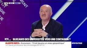 Universités: "Occuper des amphithéâtres ce n'est pas soutenir la Palestine" assure Alain Bauer, professeur de criminologie
