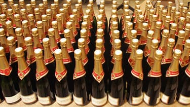 Des bouteilles de champagne. (photo d'illustration)