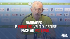 Barrages : Le Paris FC veut y croire face au RC Lens