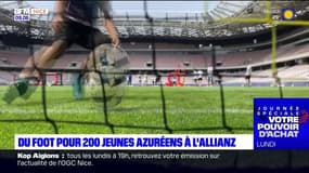 Nice: 200 jeunes sur la pelouse de l'Allianz Riviera