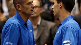 Guy Forget et Michaël Llodra