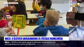 Nice: trois élèves ukrainiens à l'école Ronchèse