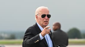 Joe Biden, le dimanche 18 août 2024 à Hagerstown, dans le Maryland
