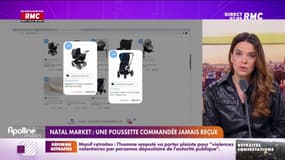 Camélia a commandé une poussette Natal Market mais ne l'a jamais reçue