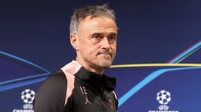 Luis Enrique en conférence de presse avant PSG-PSV, le 21 octobre 2024.