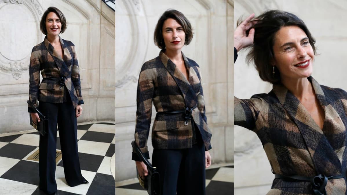 Alessandra Sublet au défilé Dior, le 22 janvier 2018. Alessandra Sublet au défilé Dior, le 22 janvier 2018.