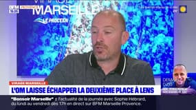 L'OM laisse filer la deuxième place du classement après sa défaite face à Lens