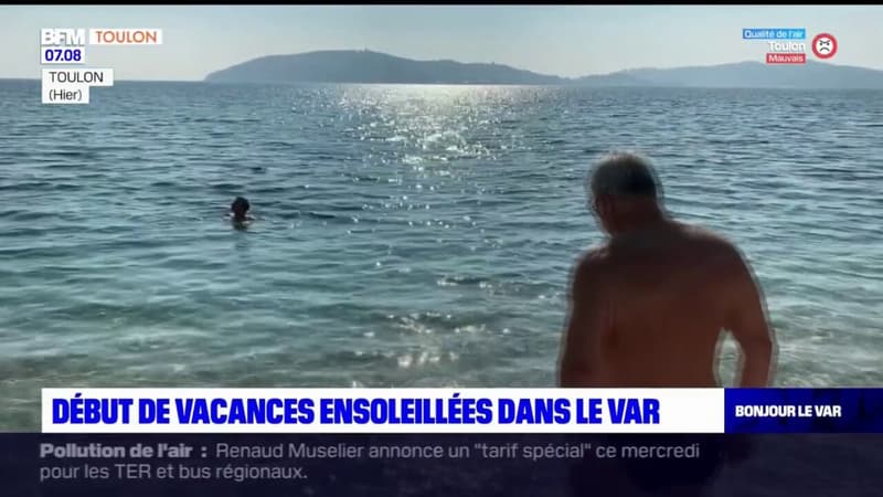 Var: un début de vacances sous le soleil