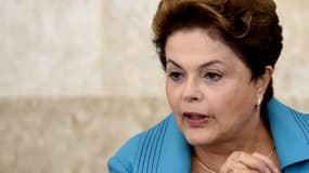 Dilma Roussef à Brasilia, le 5 juin 2014.