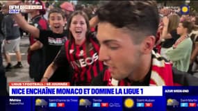 Nice enchaîne Monaco et domine la Ligue 1