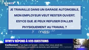 Est-ce que je peux refuser d'aller physiquement au travail ?