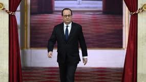 François Hollande à l'Élysée.