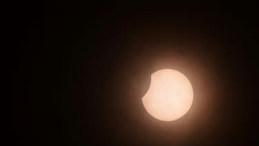 Une éclipse annulaire observée en juin 2020 à Colombo, la capitale du Sri Lanka (Photo d'illustration).
