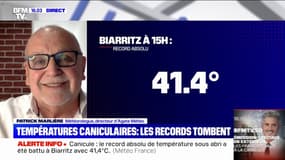 Canicule: "On a battu des records absolus", affirme le météorologue Patrick Marlière