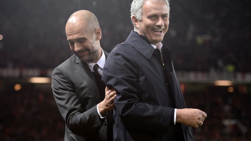 Pep Guardiola et José Mourinho