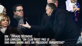 OM / Eyraud se lâche sur LinkedIn: "Un club n'est pas le one-man-show avec un président omnipotent"