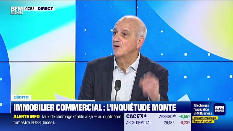 Jean-Marc Vittori : Immobilier commercial, l'inquiétude monte - 13/02
