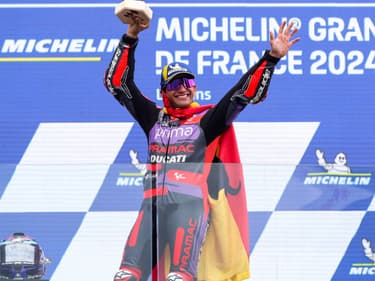 Jorge Martin, vainqueur du Grand Prix de France, le 12 mai 2024