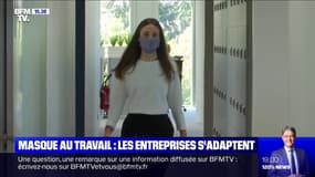 Masques au travail: comment les entreprises s'adaptent? f 