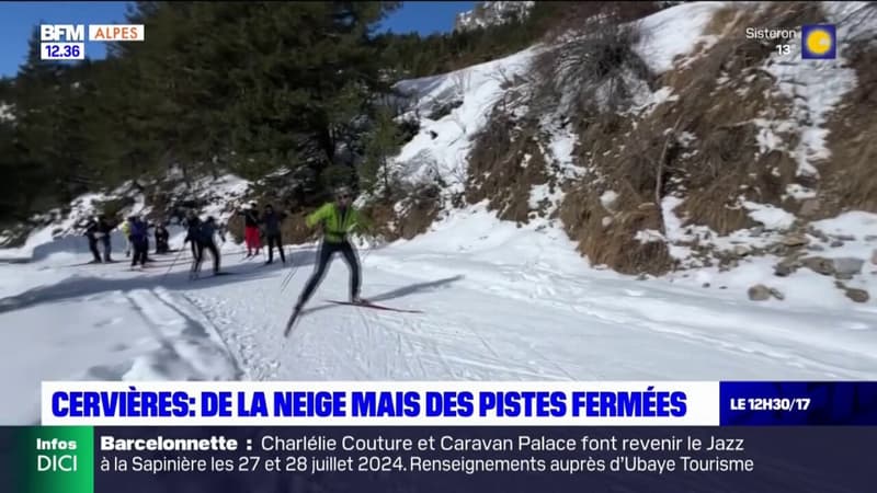 Cervières: la mairie contrainte de fermer des pistes pour des raisons financières, malgré la neige