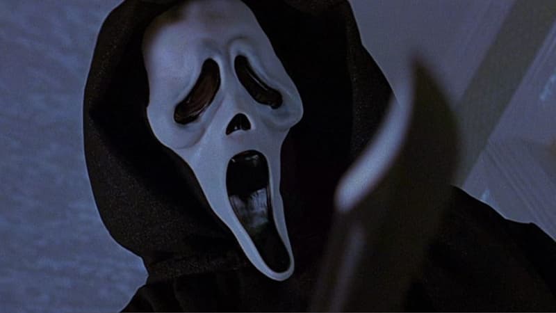 Le tueur en série du film "Scream" sorti en 1996