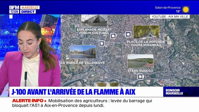 Aix-en-Provence dans 100 jours, la flamme olympique traversera la ville