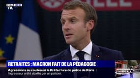 Retraites: à Rodez, Emmanuel Macron tente de faire de la pédagogie