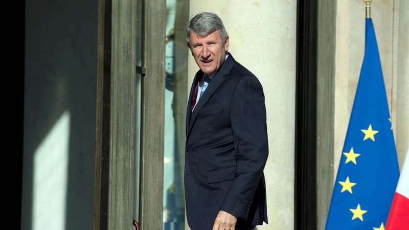 Philippe de Villiers sur le 15 mai 2014, à l'Elysée.