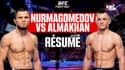 Résumé UFC : Nurmagomedov surclasse Almakhan et reste invaincu en MMA