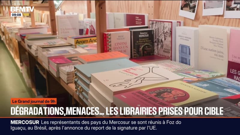 Les librairies prises pour cible avec des actes de vandalisme