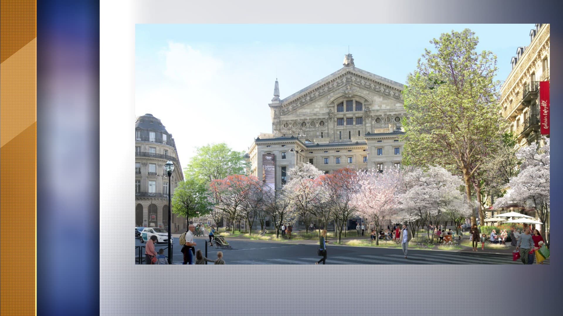 Une "forêt urbaine" sera bientôt installée derrière l'opéra Garnier Une "forêt urbaine" sera bientôt installée derrière l'opéra Garnier