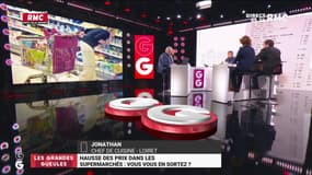 Inflation dans les supermarchés... Jonathan, restaurateur : "La calculette est devenue une extension de la main !"