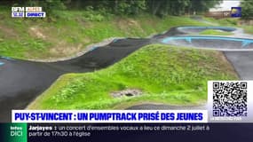 Puy-Saint-Vincent: la piste de pumptrack prisée les jeunes de la commune 