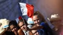 Des supporters du XV de France pendant la Coupe du monde de rugby