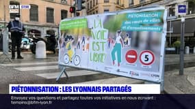 Piétonnisation du centre-ville de Lyon:les habitants partagés et les commerçants inquiets