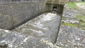 Le seuil de Naurouze, qui alimente le Canal du Midi, dans l'Aude, le 6 mars 2024.