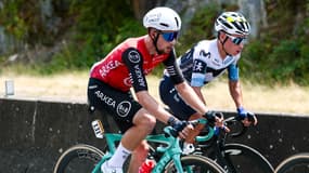 Kévin Vauquelin lors de la 10e étape du Tour de France, le 14 juillet 2025