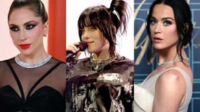 Lady Gaga, Billie Eilish et Katy Perry