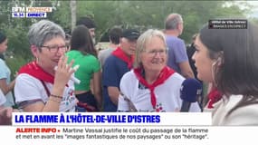 Flamme olympique à Istres: "La ville est très sportive, c'est normal qu'on participe"