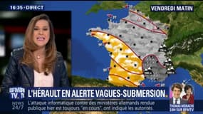 L'Hérault placé en alerte vagues-submersion