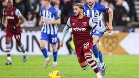 Saïd Benrahma avec West Ham, le 2 janvier 2024