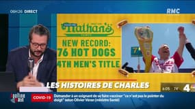 « Les 3 histoires de Charles Magnien » : Record du monde du nombre de hot dogs engloutis aux États-Unis, un petit garçon s'échappe pour acheter des bonbons, des femmes soldats en escarpins en Ukraine - 05/07