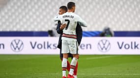 Cristiano Ronaldo lors de son dernier match officiel face à la France