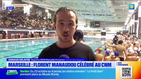 Florent Manaudou célébré au Cercle des Nageurs de Marseille