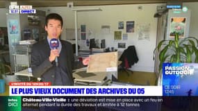 Hautes-Alpes: le directeur des archives départementales dévoile les trésors des archives
