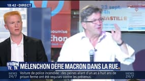 Réforme du Code du travail: Jean-Luc Mélenchon défie Emmanuel Macron dans la rue